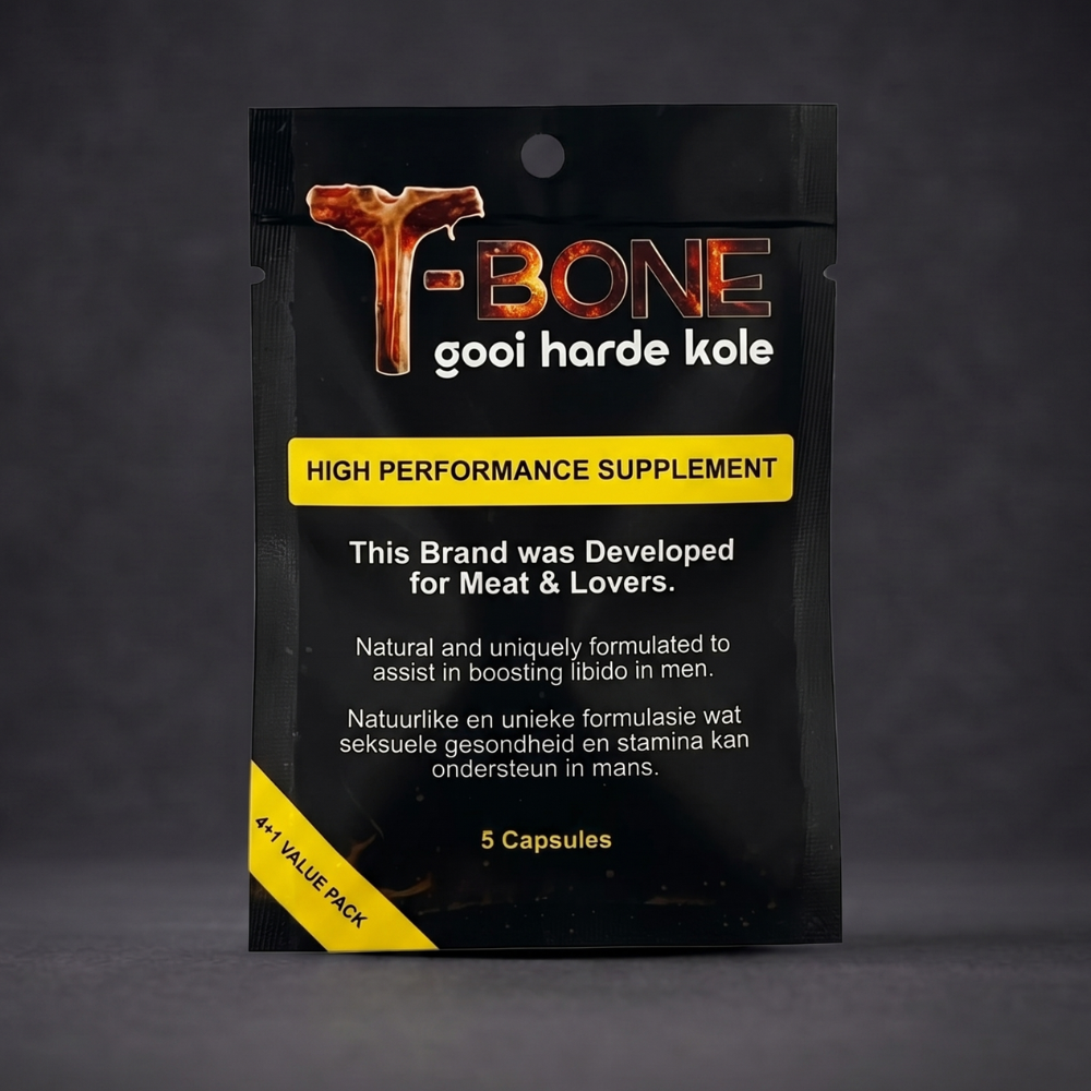 ONE SACHET OF 5 CAPSULES OF TBONE HIGH PERFORMANCE SUPPLEMENT